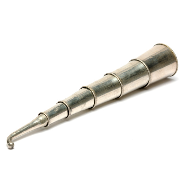 picture shows telescopic 3pc + ear trumpet @ EarTrumpets.co.uk