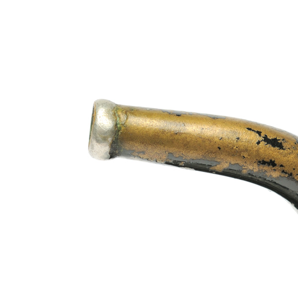 picture shows folded ear trumpet @ EarTrumpets.co.uk