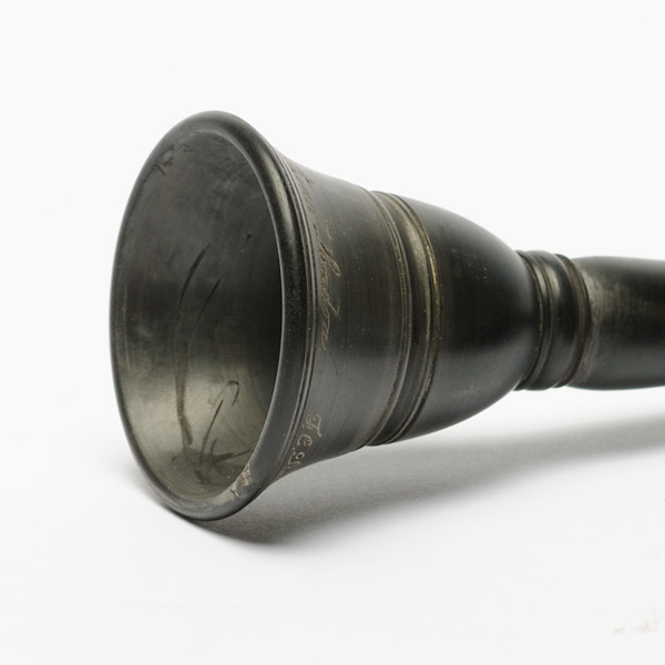 picture shows con tube ear trumpet @ EarTrumpets.co.uk
