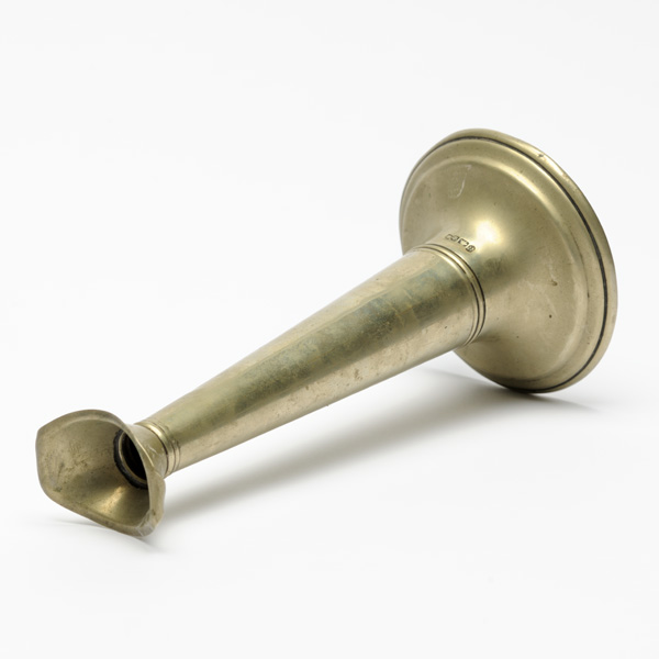 picture shows curiosity ear trumpet @ EarTrumpets.co.uk