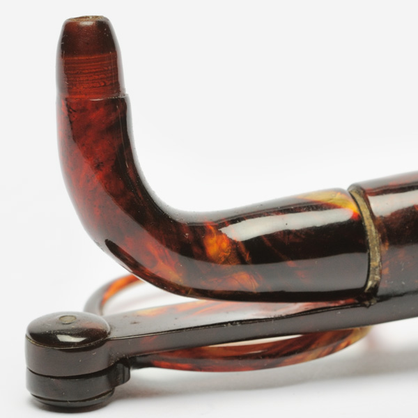 picture shows tragus ear trumpet @ EarTrumpets.co.uk
