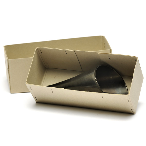 picture shows telescopic 2 pc ear trumpet @ EarTrumpets.co.uk