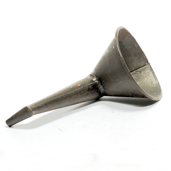 picture shows home-made ear trumpet @ EarTrumpets.co.uk