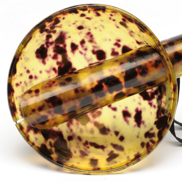 picture shows banjo ear trumpet @ EarTrumpets.co.uk