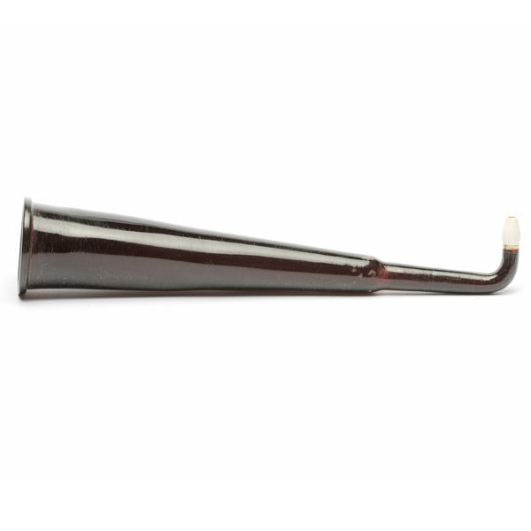 picture shows one piece ear trumpet @ EarTrumpets.co.uk