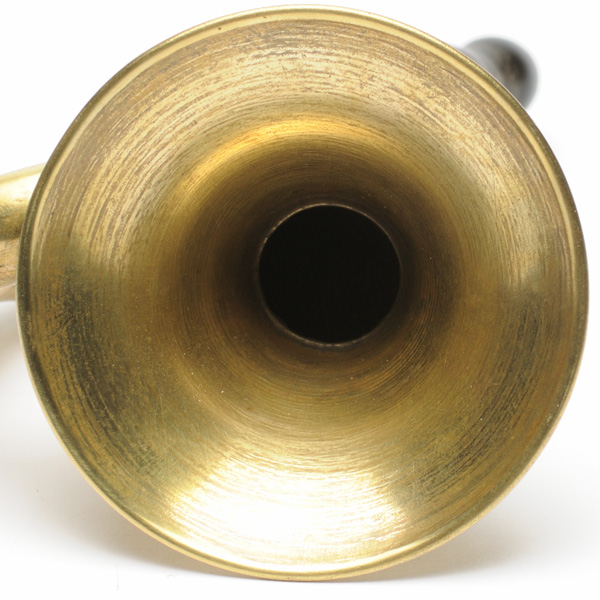 picture shows bugle ear trumpet @ EarTrumpets.co.uk