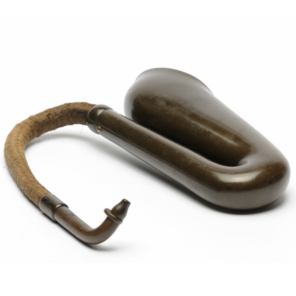 picture shows con tube - taper ear trumpet @ EarTrumpets.co.uk