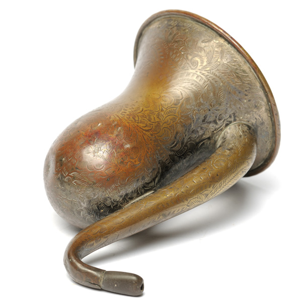 picture shows london dome ear trumpet @ EarTrumpets.co.uk
