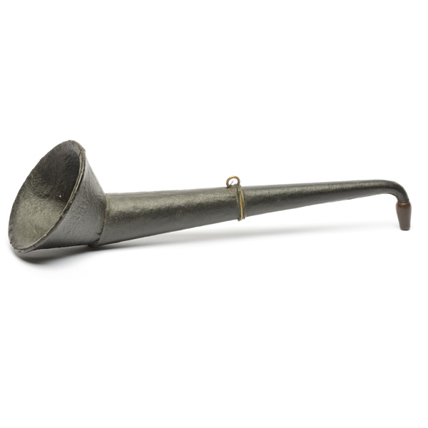 picture shows one piece ear trumpet @ EarTrumpets.co.uk