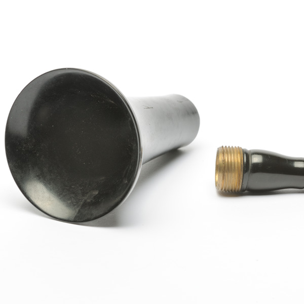 picture shows telescopic 2 pc ear trumpet @ EarTrumpets.co.uk