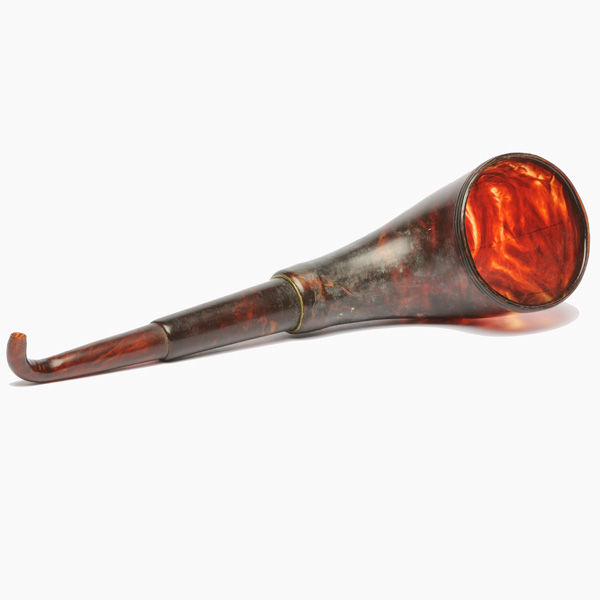 picture shows telescopic 3pc + ear trumpet @ EarTrumpets.co.uk