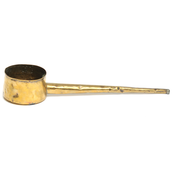 picture shows ladle ear trumpet @ EarTrumpets.co.uk
