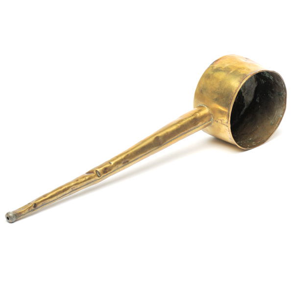 picture shows ladle ear trumpet @ EarTrumpets.co.uk