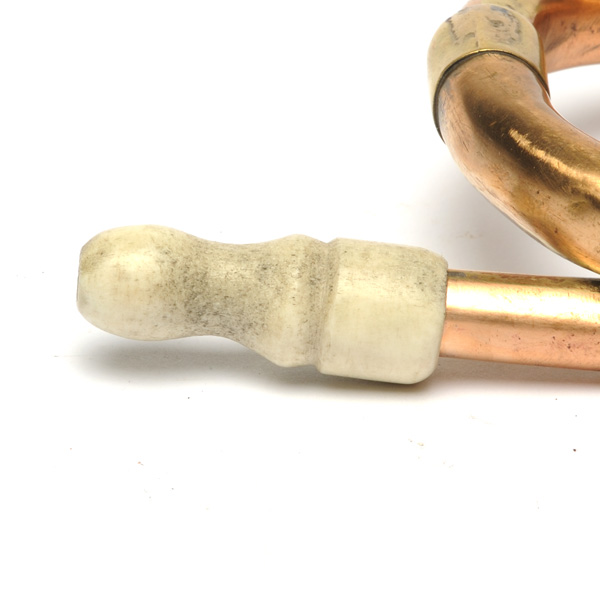 picture shows bugle ear trumpet @ EarTrumpets.co.uk