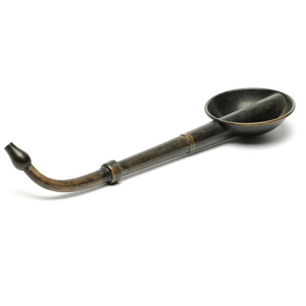 picture shows banjo ear trumpet @ EarTrumpets.co.uk