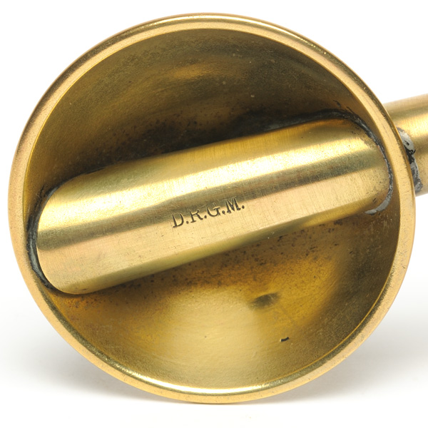 picture shows banjo ear trumpet @ EarTrumpets.co.uk