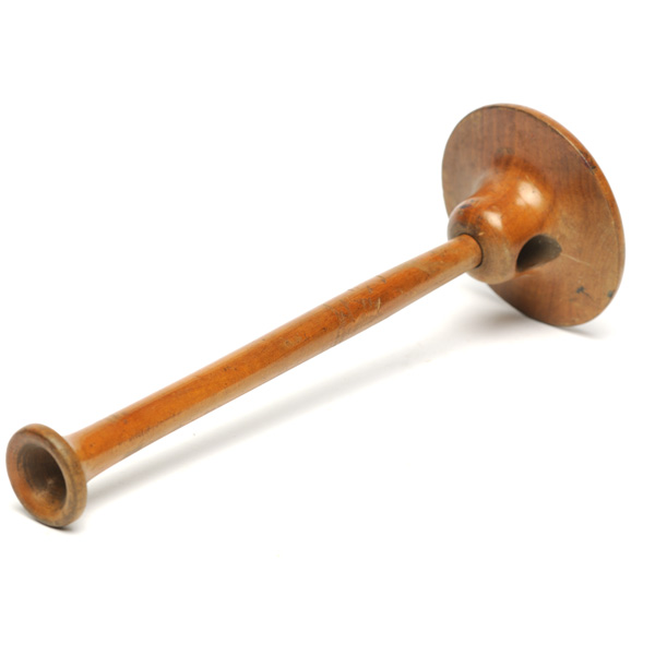 picture shows stethoscope ear trumpet @ EarTrumpets.co.uk