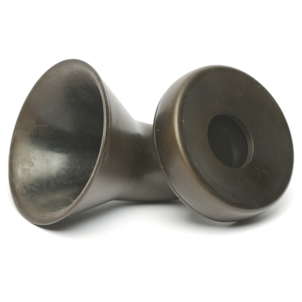 picture shows diaphragm ear trumpet @ EarTrumpets.co.uk