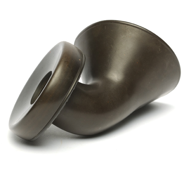 picture shows diaphragm ear trumpet @ EarTrumpets.co.uk