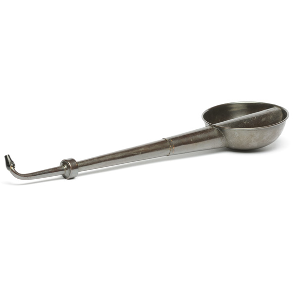 picture shows banjo ear trumpet @ EarTrumpets.co.uk