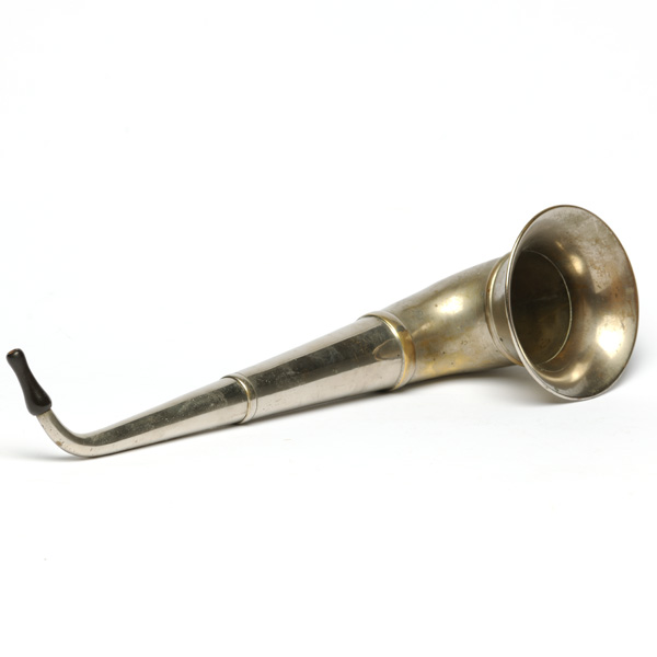 picture shows telescopic 2 pc ear trumpet @ EarTrumpets.co.uk