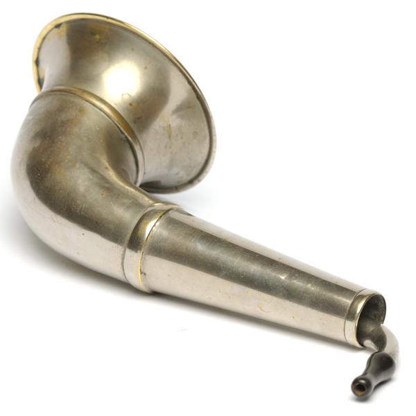 picture shows telescopic 2 pc ear trumpet @ EarTrumpets.co.uk