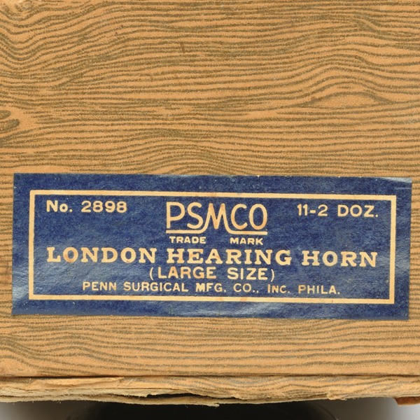 picture shows london dome ear trumpet @ EarTrumpets.co.uk